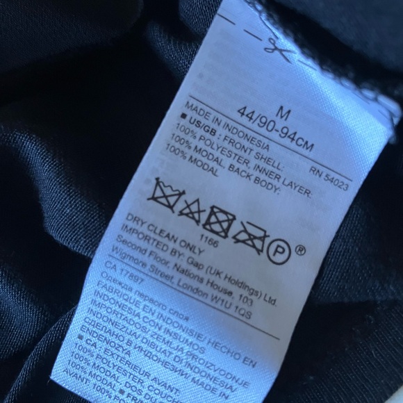 BANANA REPUBLIC Black V-Neck Faux Wrap Tank Blouse Size M - Picture 11 of 11